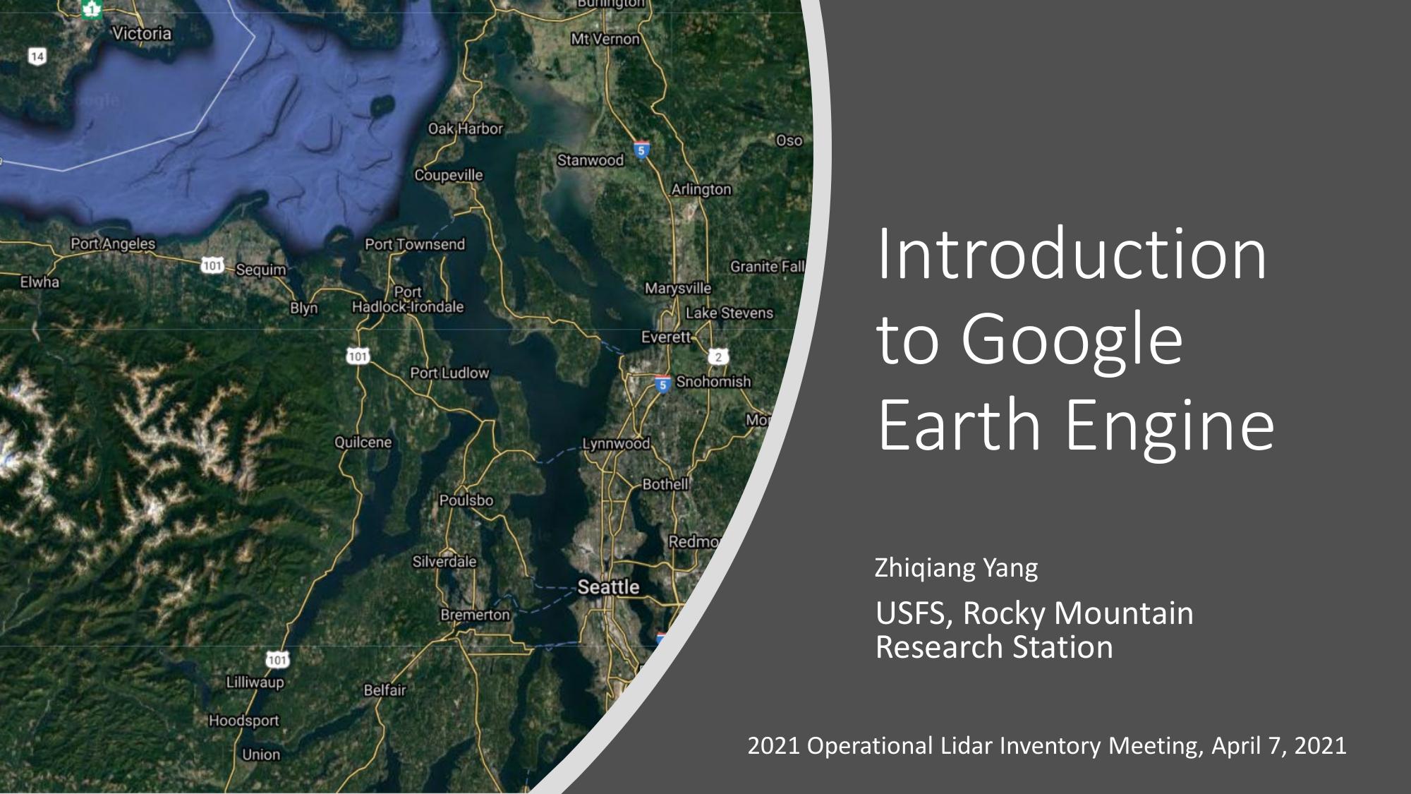 Introduction To Google Earth Engine